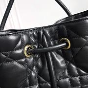 Dior Medium Nolita Bag Black Lambskin 27x25x5cm - 3