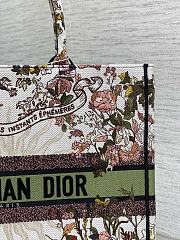 Dior Large Book Tote Ecru Multicolor 4 Saisons Automne Soleil 42cm - 6