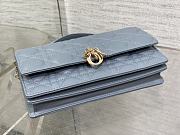 Dior Mini Miss Bag Cannage Lambskin Blue 21 x 11.5 x 4.5 cm - 5