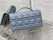 Dior Mini Miss Bag Cannage Lambskin Blue 21 x 11.5 x 4.5 cm - 2