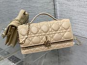 Dior Mini Miss Bag Cannage Lambskin Beige 21 x 11.5 x 4.5 cm - 1