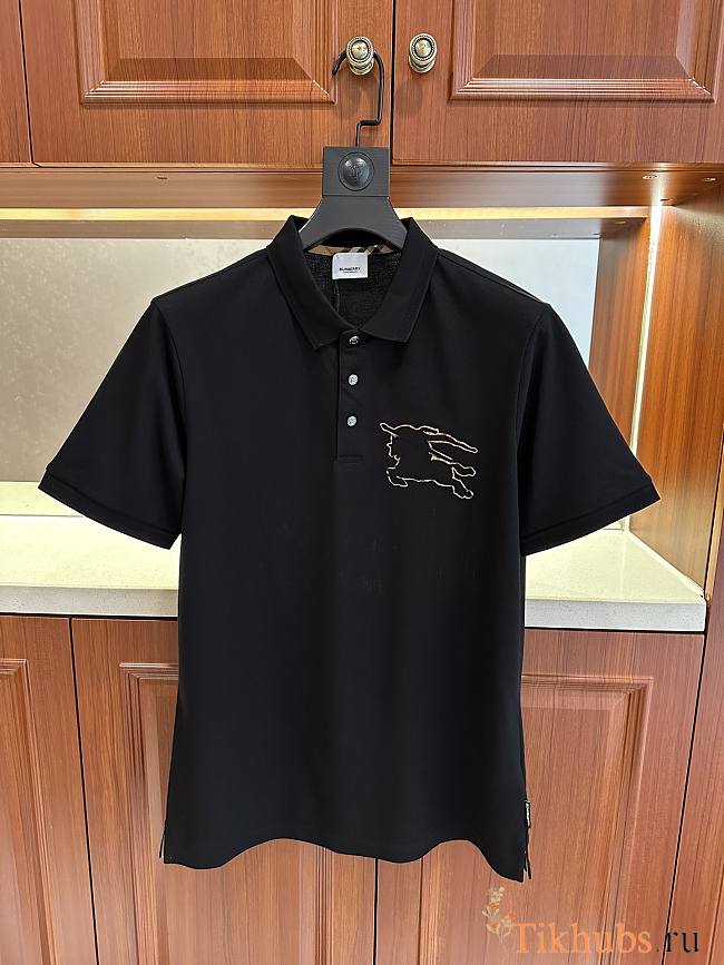 Burberry Polo Shirt Black - 1