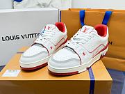 Louis Vuitton LV Trainer White Red Sneaker - 4