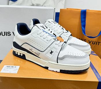 Louis Vuitton LV Trainer White Navy Blue Sneaker