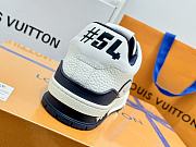 Louis Vuitton LV Trainer White Navy Blue Sneaker - 5