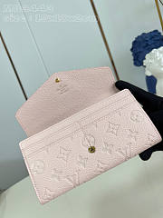 Louis Vuitton LV Sarah Wallet Pink 19 x 10.5 x 2 cm - 3