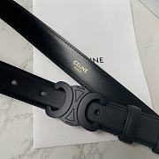 Celine Belt Black 2.5cm - 3