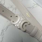 Celine Belt White 2.5cm - 4