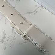 Celine Belt White 2.5cm - 3