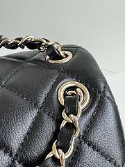 Chanel Backpack Black Gold Hardware 18x18x12cm - 6