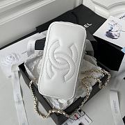 Chanel Vanity Case Top Handle White 17cm - 6