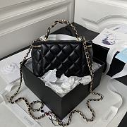 Chanel Vanity Case Top Handle Black 17cm - 4