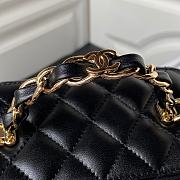 Chanel Vanity Case Top Handle Black 17cm - 3