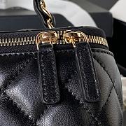 Chanel Vanity Case Top Handle Black 17cm - 2