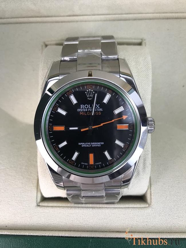 Rolex Milgauss Watch Black 40mm - 1