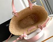 Celine Triomphe Basket Shoulder Bag Pink 21.5x22x13cm - 6