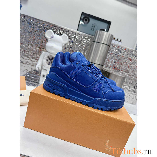 Louis Vuitton LV Trainer Maxi Sneaker Blue - 1