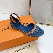 Louis Vuitton LV Denim Helios Flat Sandal  - 3