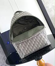 Dior Rider Backpack Khaki Oblique 30x42x15cm - 5