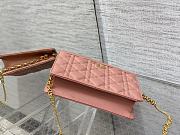 Dior Caro Every Pouch Rose 19x14x3cm - 4