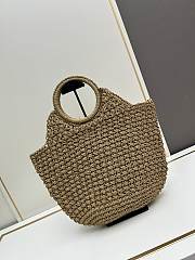 YSL Raffia Tote Bag 43x33cm - 3