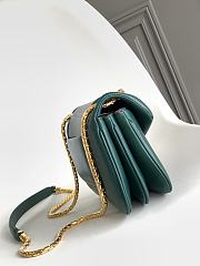 Bvlgari Serpenti Bag Calfskin Green 22.5x15x7cm - 2