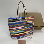 Miu Miu Crochet Tote Bag Multicolored 40x34x16cm - 5