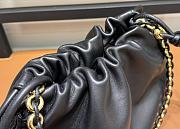 Loewe Flamenco Purse Bag Mellow Black Lambskin 30x20x10.5cm - 6