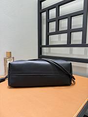 Loewe Flamenco Purse Bag Mellow Black Lambskin 30x20x10.5cm - 3