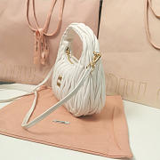 Miu Miu Wander White Bag 20x17x6cm - 3