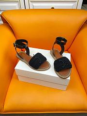 Celine Lympia Sandal Triomphe Black - 3