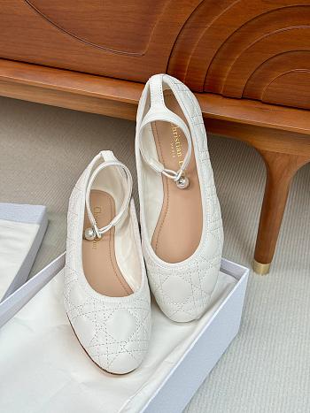 Dior Ballet Shoes White