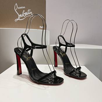 Christian Louboutin Condora 85mm Black Patent Sandals