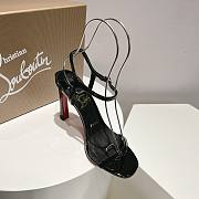 Christian Louboutin Condora 85mm Black Patent Sandals - 2