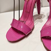 Christian Louboutin Lipgloss Queen Patent Pink Sandals 100 - 2