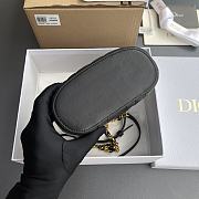 Dior Caro Mini Vanity Case Black 16.5 x 10 x 9.5 cm - 2