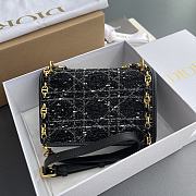 Dior Miss Caro Mini Black Tweed 18x12x5.5cm - 5