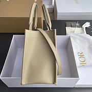 Dior Small Book Tote Beige Macrocannage 26.5 x 21 x 14 cm - 4