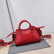 Balenciaga Neo Cagole XS Red Handbag 26x13x18cm - 3