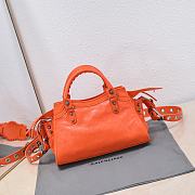 Balenciaga Neo Cagole XS Orange Handbag 26x13x18cm - 3