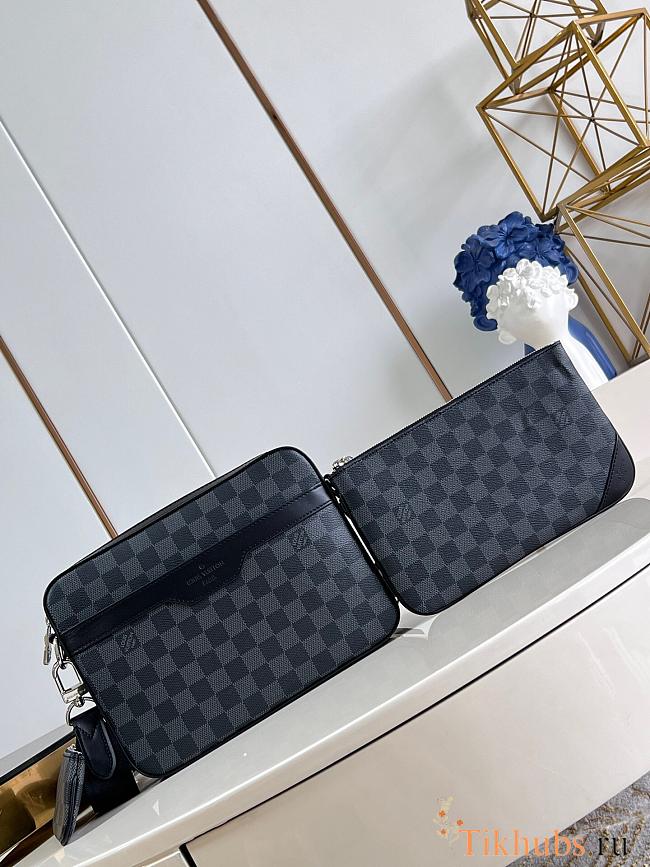 Louis Vuitton LV Trio Messenger Damier Graphite 25 x 18.5 x 7 cm - 1