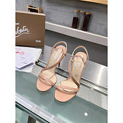 Christian Louboutin Rosalie Beige Patent Sandals 100 - 4