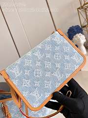 Louis Vuitton LV CarryAll PM Blue Denim 29 x 24 x 12 cm - 6