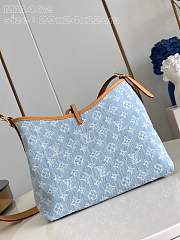 Louis Vuitton LV CarryAll PM Blue Denim 29 x 24 x 12 cm - 2