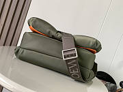 Loewe Puffer Goya Messenger Nylon Khaki Green 30x20.5x10cm - 5