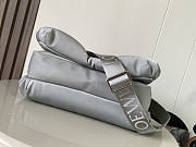 Loewe Puffer Goya Messenger Nylon Grey 30x20.5x10cm - 5