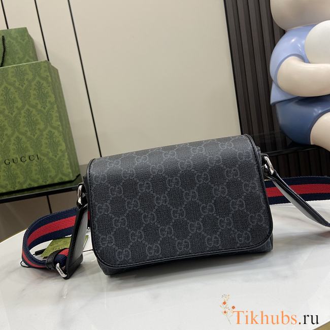 Gucci GG Super Mini Bag Black 17.5x13.5x6.5cm - 1