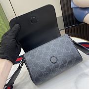 Gucci GG Super Mini Bag Black 17.5x13.5x6.5cm - 5