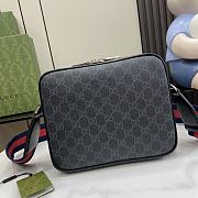 Gucci Small GG Crossbody Bag Black 23x18x12cm - 2