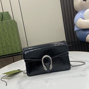 Gucci Dionysus Super Mini Bag Black 17.5x11x6.5cm